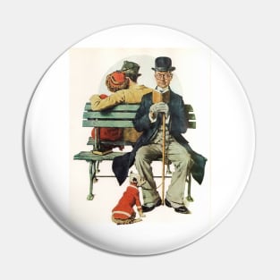 Norman Rockwell All Buttoned Up 1936 Portrait Pin