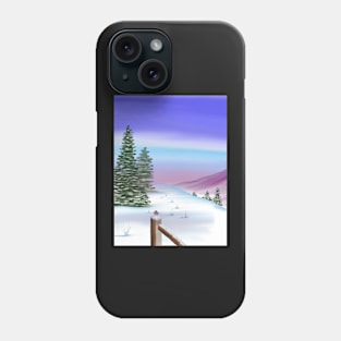 Robin in the Snow Phone Case