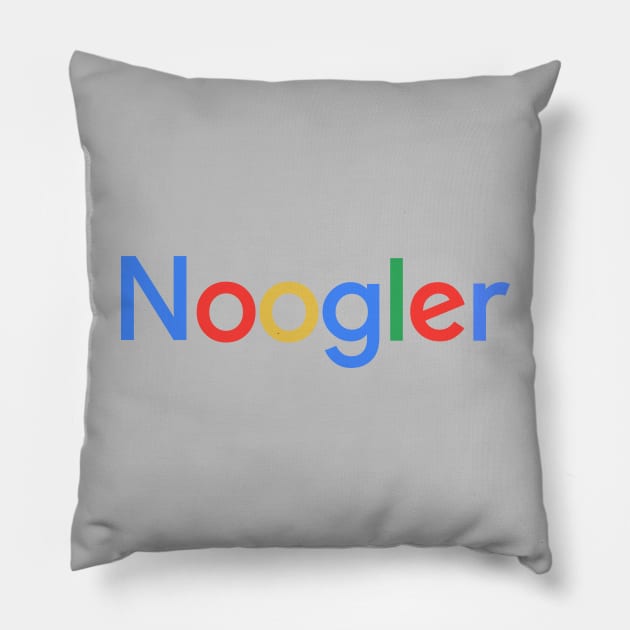 Noogler Pillow by SteelWoolBunny