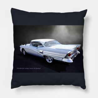 1958 Buick Century Series 60 Hardtop Pillow