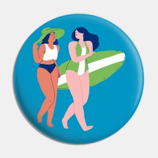 Two women. Pin