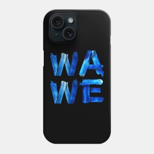 Wave Nautical Water Letters Surfers Gift for Divers Sea Lovers Ocean Lovers Phone Case