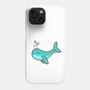 Dreamy whale Phone Case