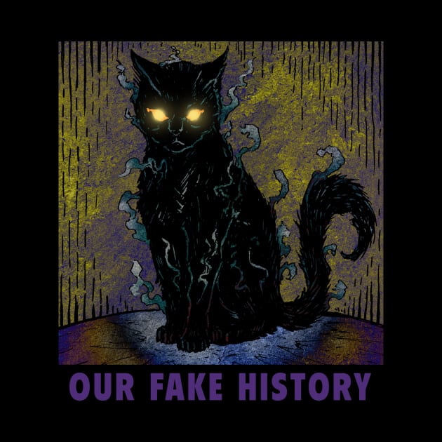 Evil Black Cat by Our Fake History