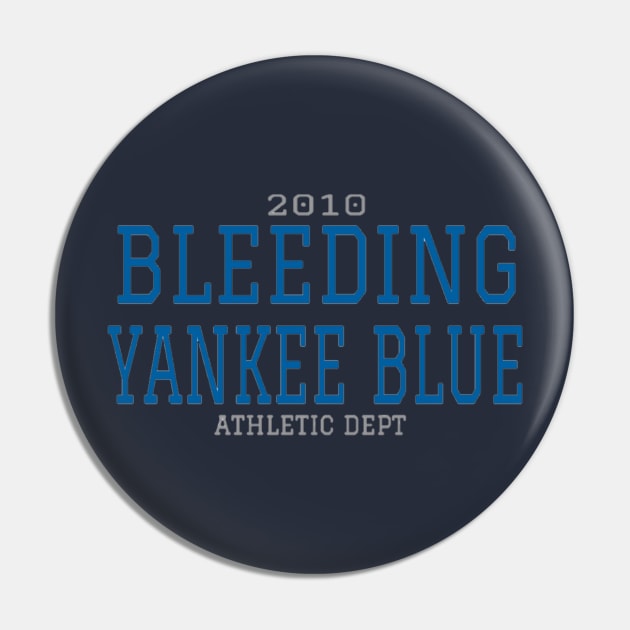 BYB Athletic Dept Design Pin by Bleeding Yankee Blue