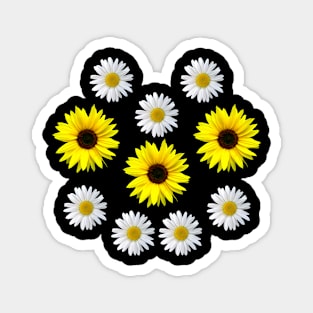 Sunflower Flower Daisy daisies Pattern Sunflowers Magnet