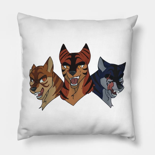 The Demon Brothers of Kai Pillow by Soleii Arts