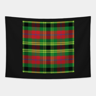 Scottish tartan Black Watch, black, yellow, red, blue, green Tapestry