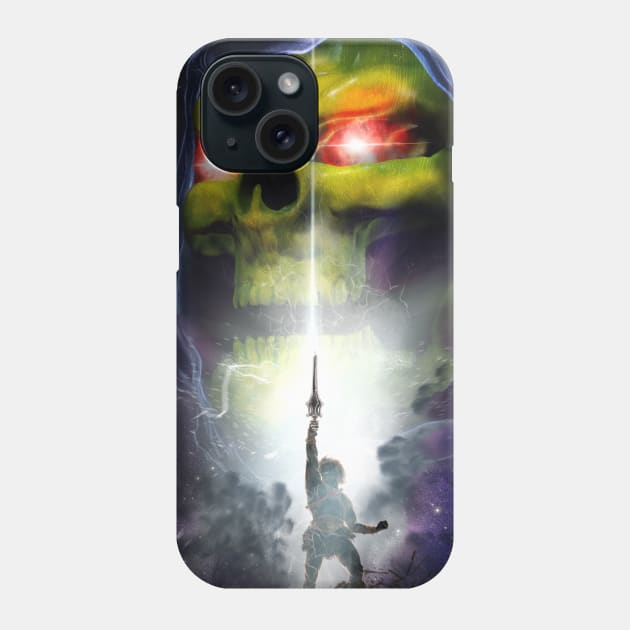 POWER OF GRAYSKULL Poster Phone Case by CrazyPencilComics