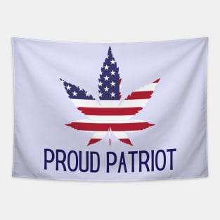 Patriot Pot Leaf Marijuana American Flag Patriotic Gift Tapestry