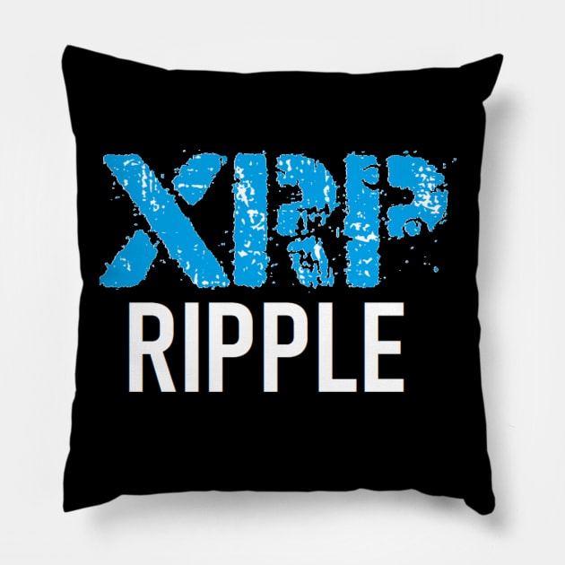 Ripple XRP Pillow by DigitalNomadInvestor