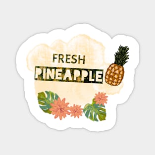 Fresh pineapple summer Magnet