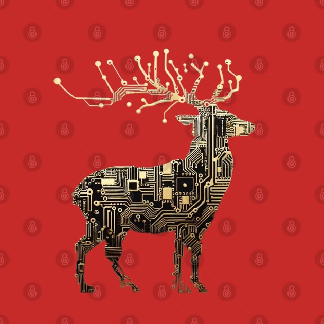 Motherboard Reindeer by Merlyn Morris