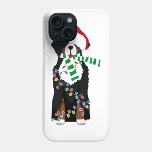 Christmas Bernese Mountain Holiday Dog Phone Case