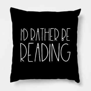 I'd rather be reading Pillow