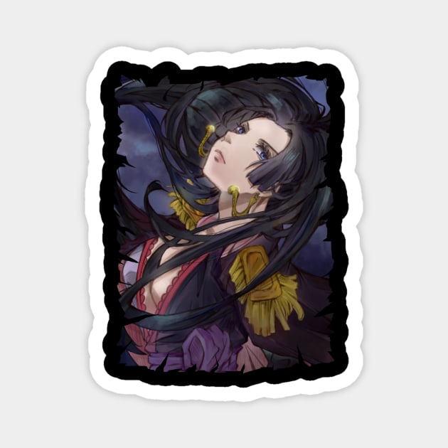 BOA HANCOCK ANIME MERCHANDISE Magnet by julii.draws