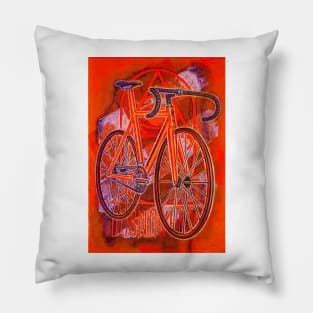 Dosnoventa Houston Flo Orange Pillow