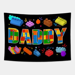 Daddy Parent Brick Master Builder Building Blocks Set Family Tapestry