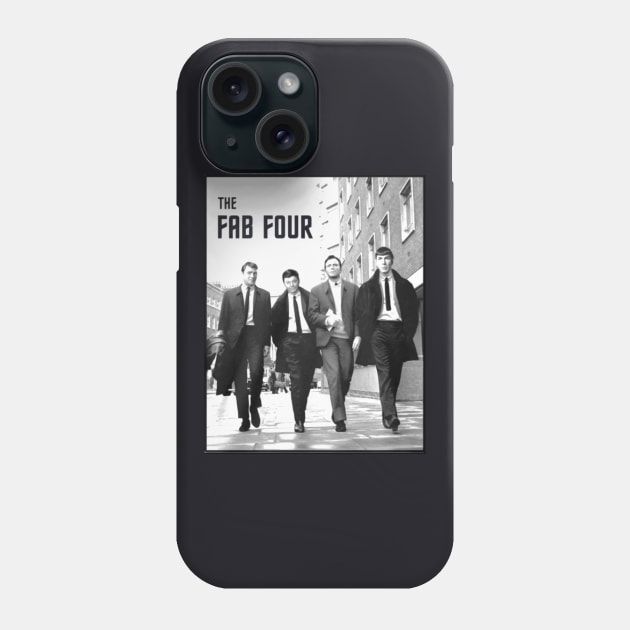 The Fab Four Men Of The Decade 70s 80s Phone Case by huepham613