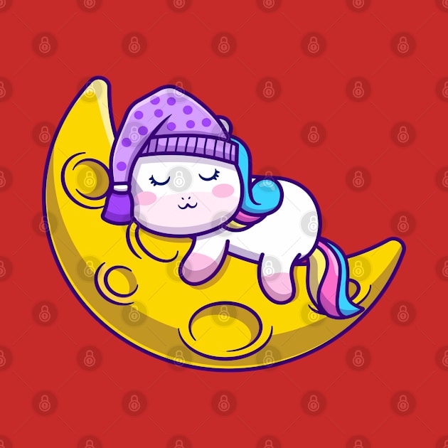 Unicorn Sleeping by Mako Design 