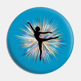 Ballet Dancer Arabesque Pose Pin