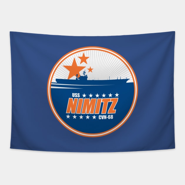 USS Nimitz Patch Tapestry by TCP