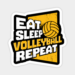 Eat Sleep Volleyball Repeat Magnet