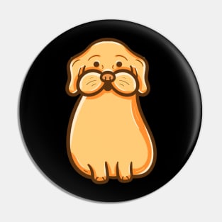 Yellow cute dog Pin