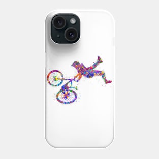 Downhill mountain biker Phone Case