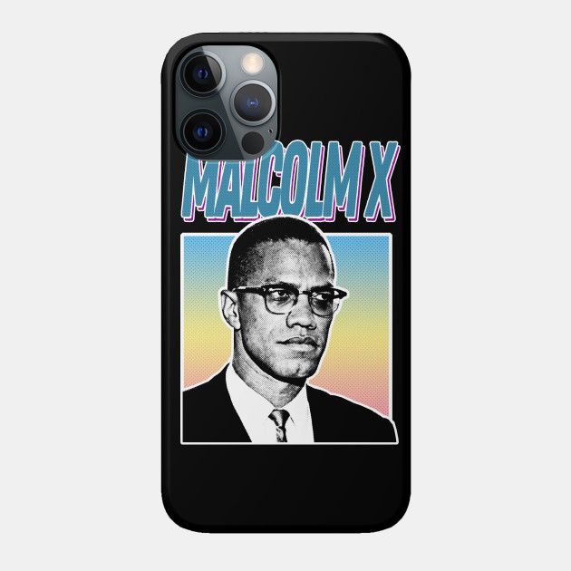 Malcolm X - Aesthetic 90s Styled Design - Malcom X - Phone Case