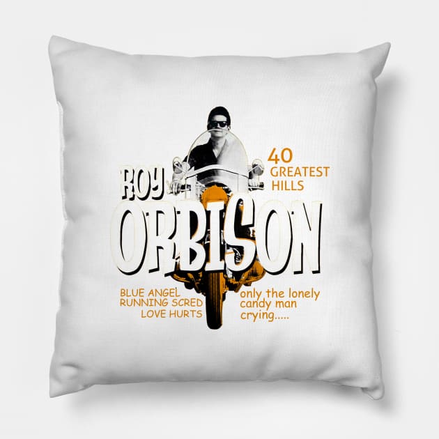 Roy orbison Pillow by unnatural podcast