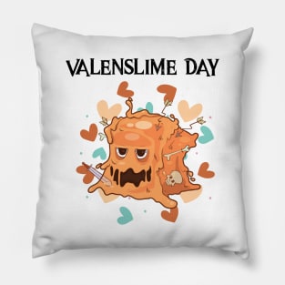 Valenslime Day Video Game Anniversary Gift Gaming Couples Pillow