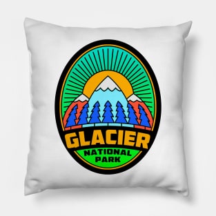 Glacier National Park Montana Hike Hiking Pillow