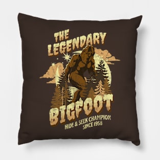 legendary bigfoot Pillow