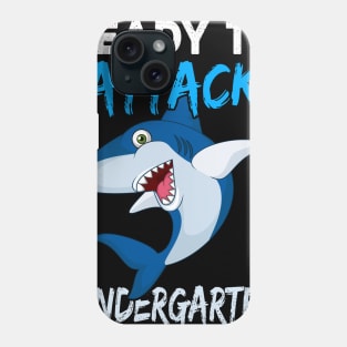 Shark Kids Ready To Attack Kindergarten Boys Back To School Phone Case