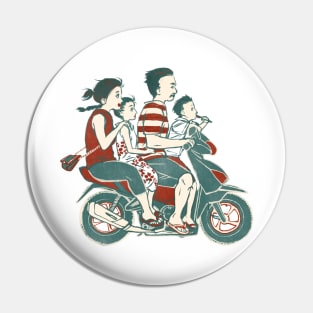 People of Bali - Family Ride Pin