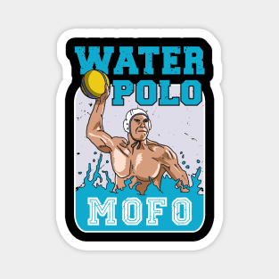 Water Polo Player Mofo Swimming Water Polo Swimming Magnet