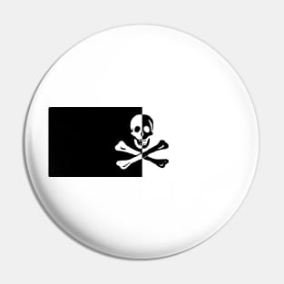 Skull Cross Bones Pirate Skeleton Pin