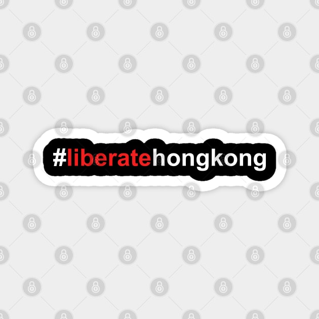 #liberatehongkong Magnet by giovanniiiii