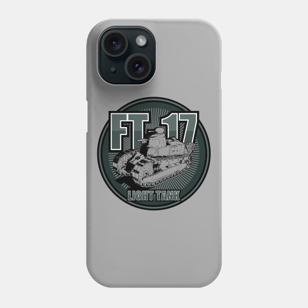 FT-17 Light Tank Phone Case by TCP