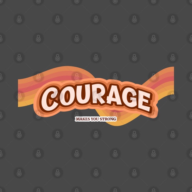 Retro Courage by Lone Wolf Works