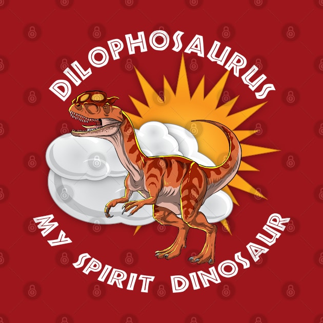 My Dilophosaurus Dinosaur Spirit Design by Terra Fossil Merch