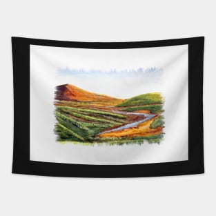 Peaceful Scenic Acrylic Art Landscapes Reproductions Tapestry