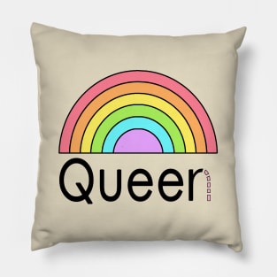 Queer Queen Pride - The Peach Fuzz Pillow