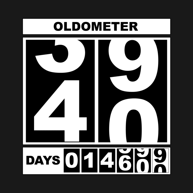 40th Birthday Oldometer by mikepod