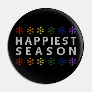 Happiest Season Ugly Sweater (Rainbow) Pin