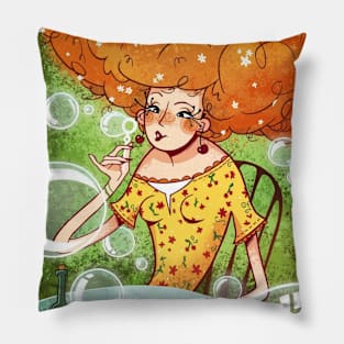 Cherry Girl Pillow