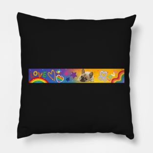 illustration based on the colors of the rainbow Pillow