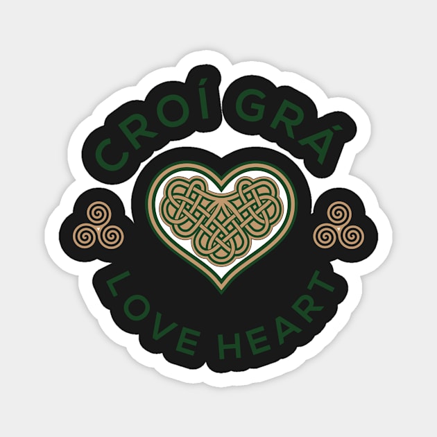 Celtic Love Heart Magnet by TrueCelt