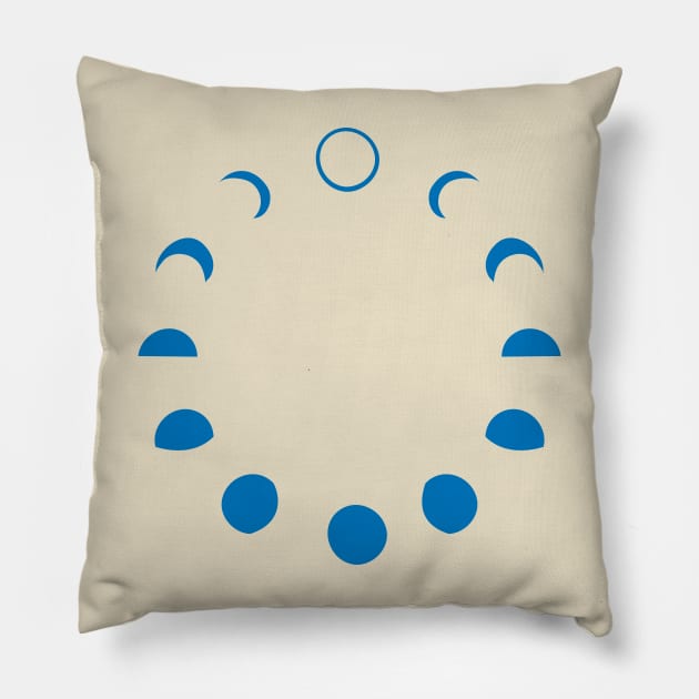 Moon Circle Pillow by OpalEllery